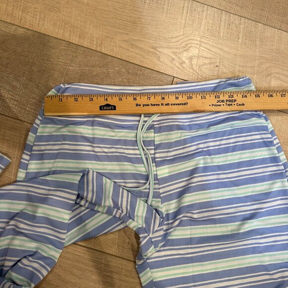 HIHO WOMENS PULL ON SWIM COVER STRIPED PANTS NWOT MEDIUM - Picture 5 of 7